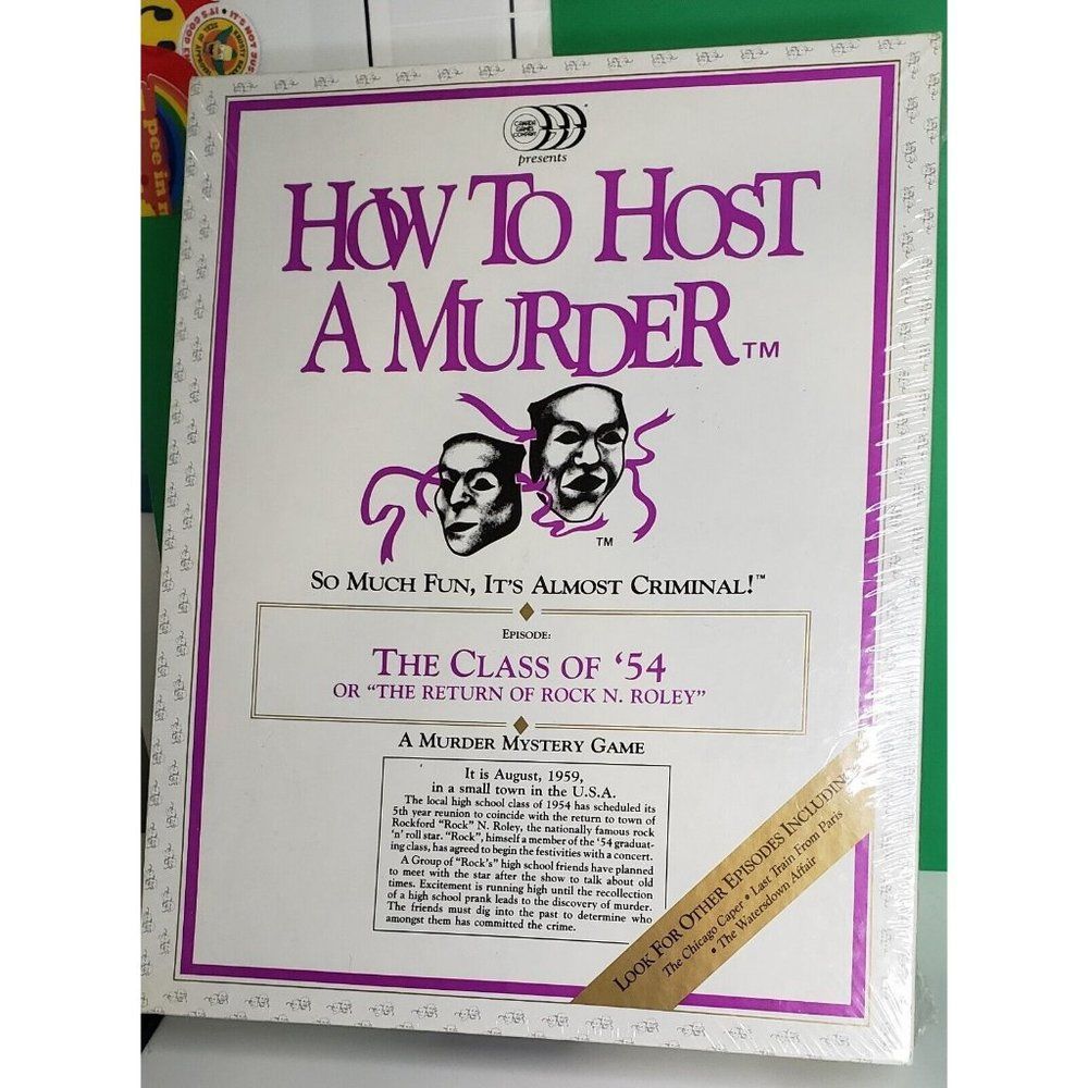 How To Host A Murder: Class Of  54  Complete Game Murder Mystery Unopene…